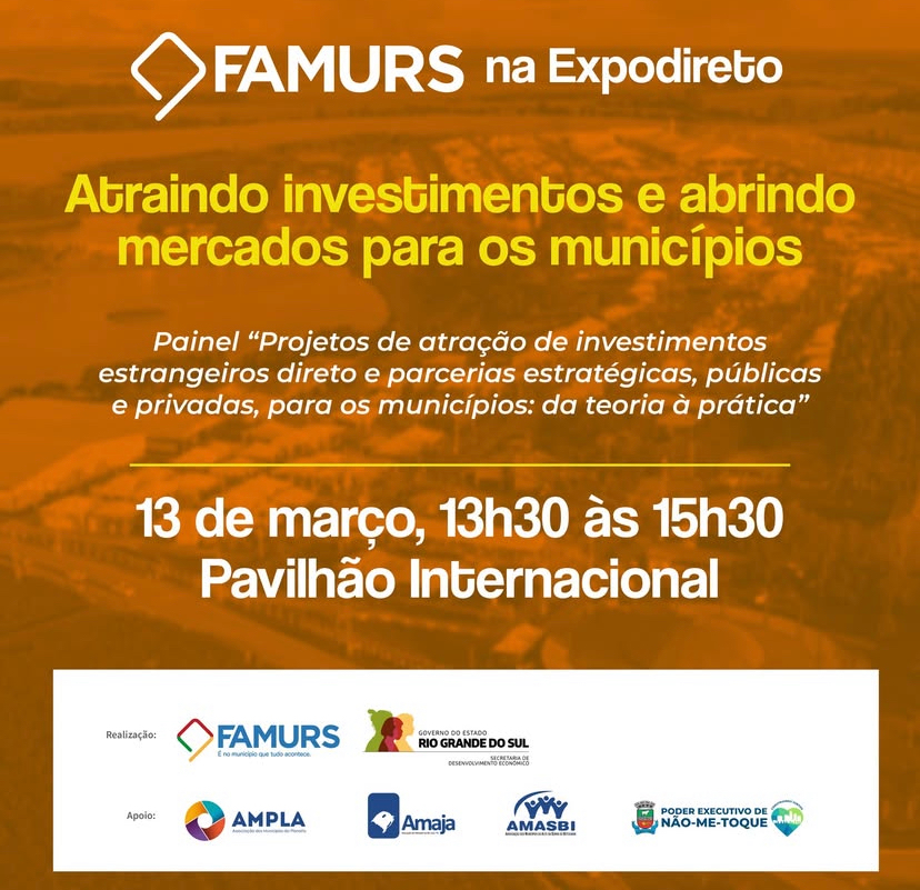 Atraindo investimentos e abrindo mercados para os municípios