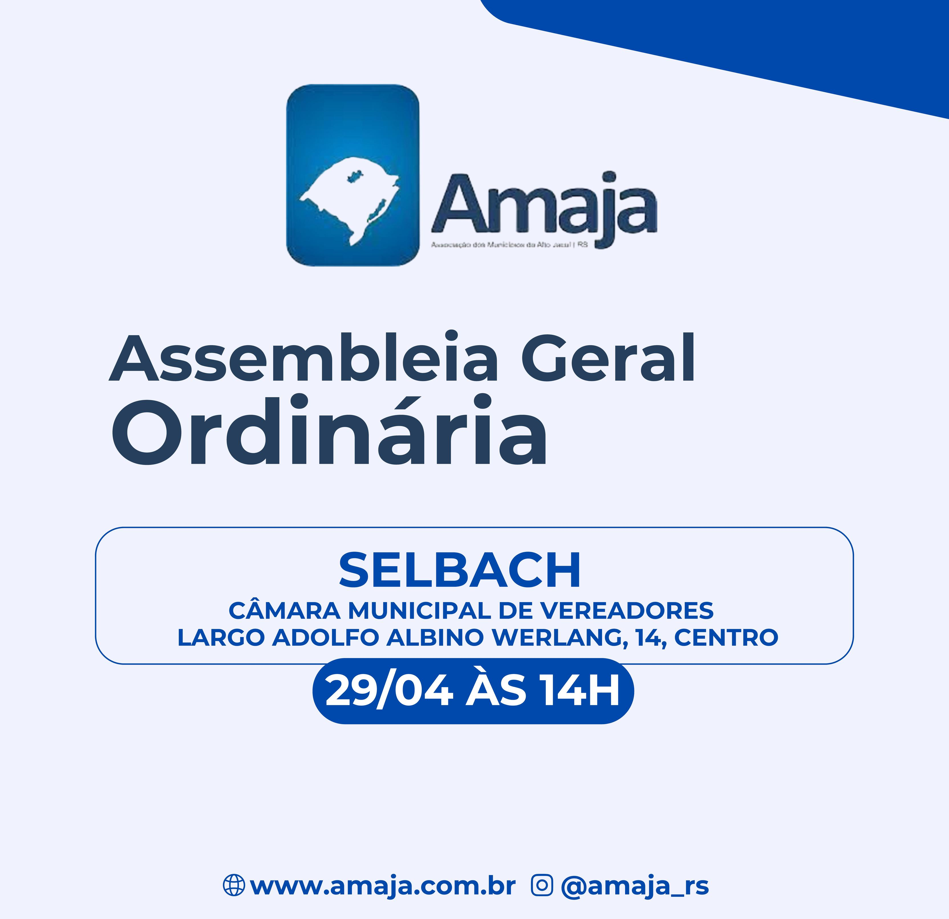 Convite: Assembleia da AMAJA