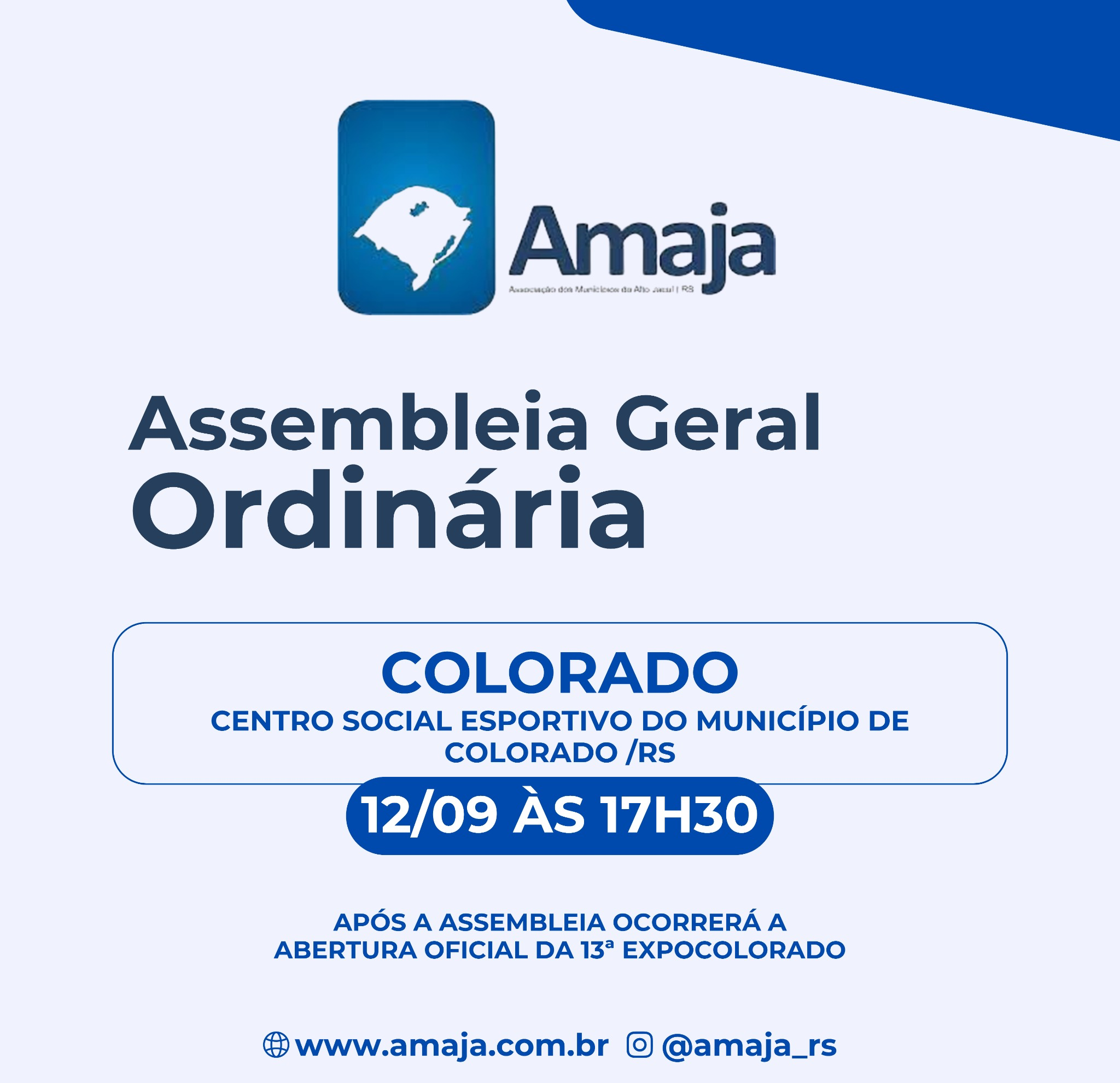Convite | Assembleia da AMAJA
