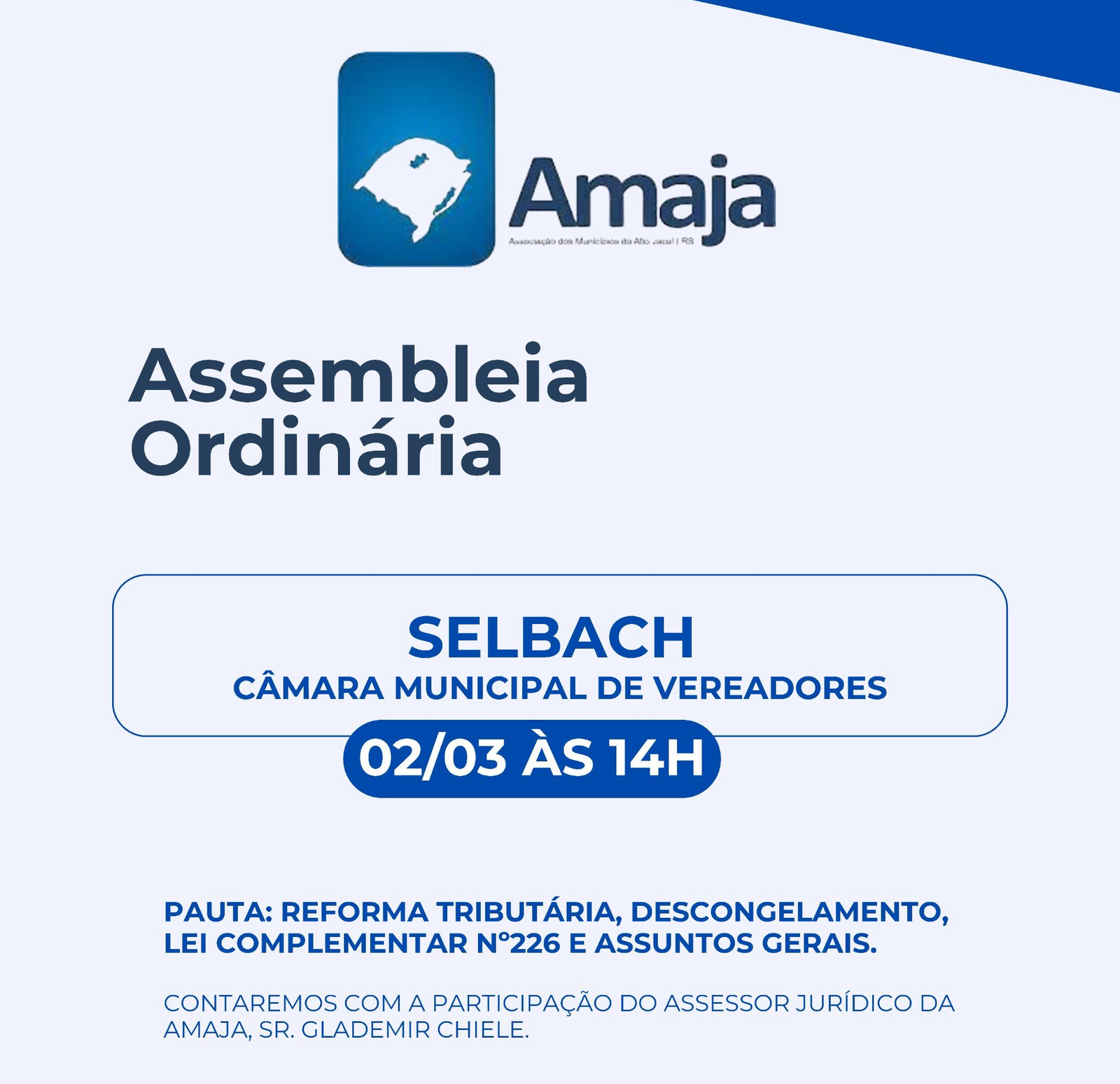 Assembleia Ordinária da AMAJA